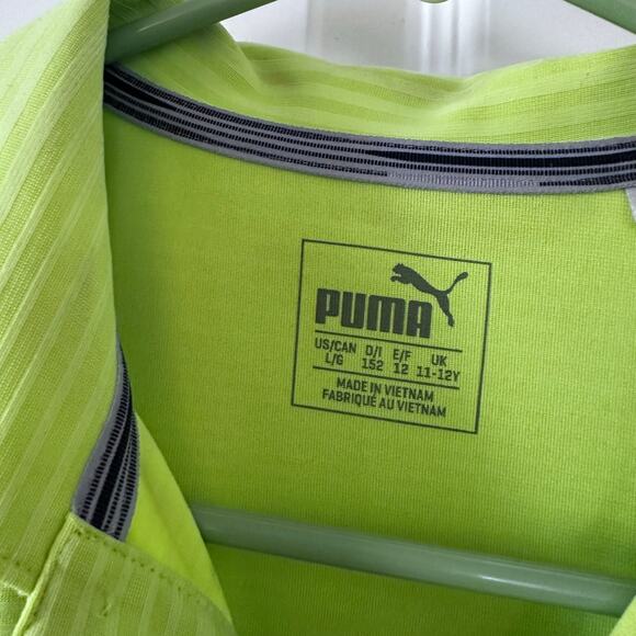 Puma Golf Polo Shirt - Youth Large - Heathered Gray - Picture 5 of 5